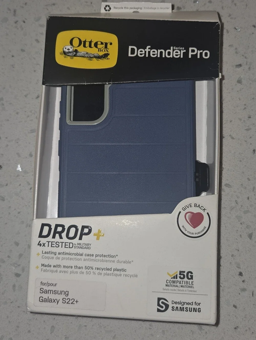 OtterBox Defender Pro Case for Samsung Galaxy S22+ - Blue